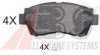 A.B.S. 36713 OE Brake Pad Set, disc brake